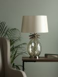 Laura Ashley Pineapple Glass Large Table Lamp, Champagne