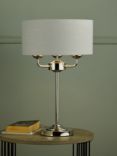 Laura Ashley Sorrento 3 Arm Table Lamp, Antique Brass