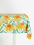 John Lewis Sunflowers PVC Tablecloth Fabric, Saffron