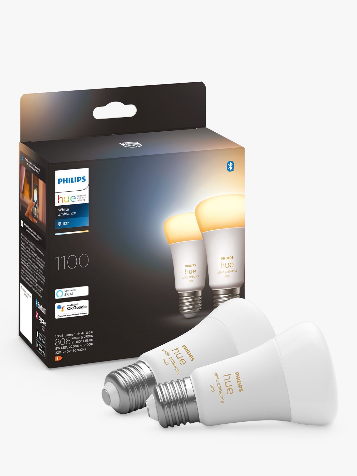 Philips Hue Smart Bulb 11W A60 E27 White/Colour Ambient