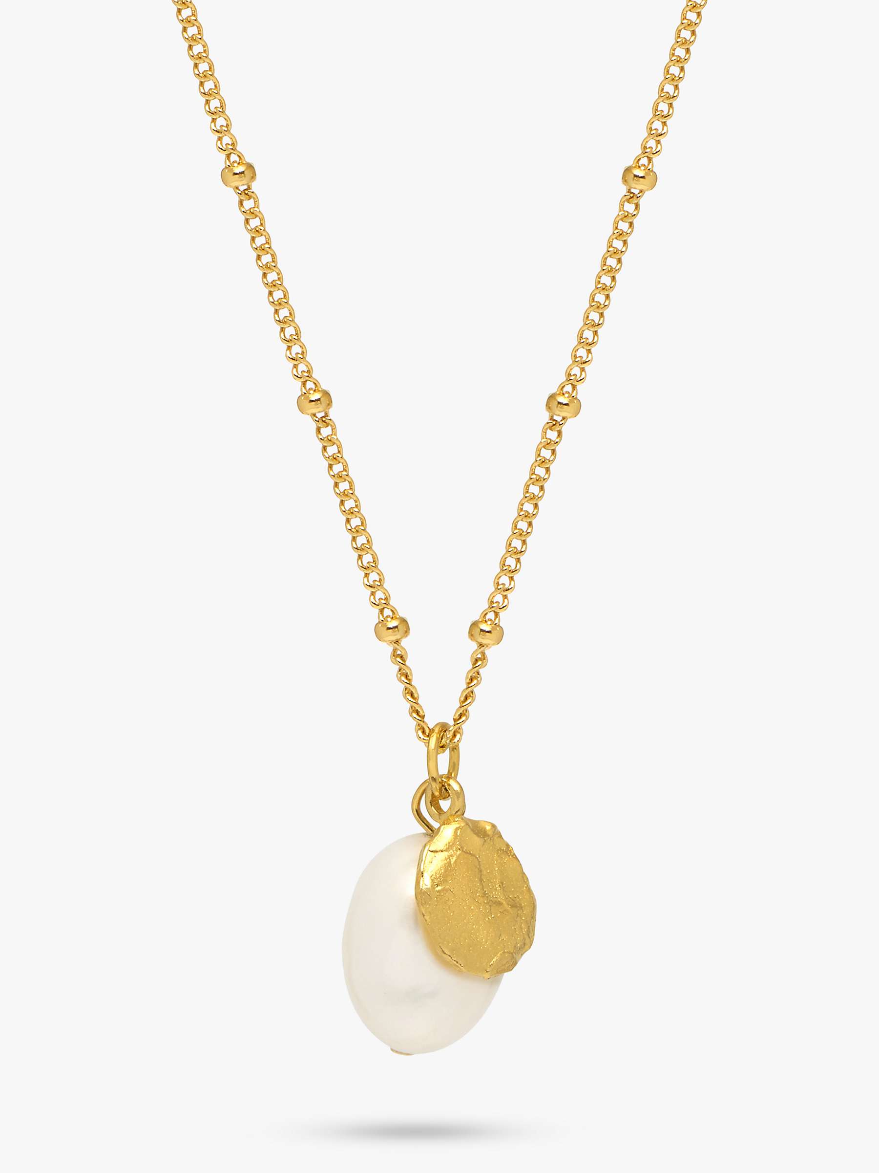Buy Estella Bartlett The Edit Coin & Pearl Necklace, Gold Online at johnlewis.com