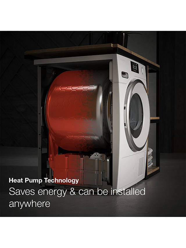 Buy Miele TEL785WP Freestanding Heat Pump Tumble Dryer, 9kg Load, White Online at johnlewis.com