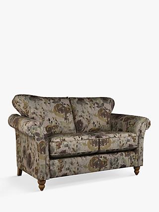 Montrose Range, John Lewis & Partners Montrose Small 2 Seater Sofa, Dark Leg, Plum Floral