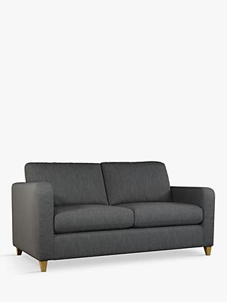 Newton Range, John Lewis & Partners Newton Medium 2 Seater Sofa Bed, Light Leg, Kendal Charcoal