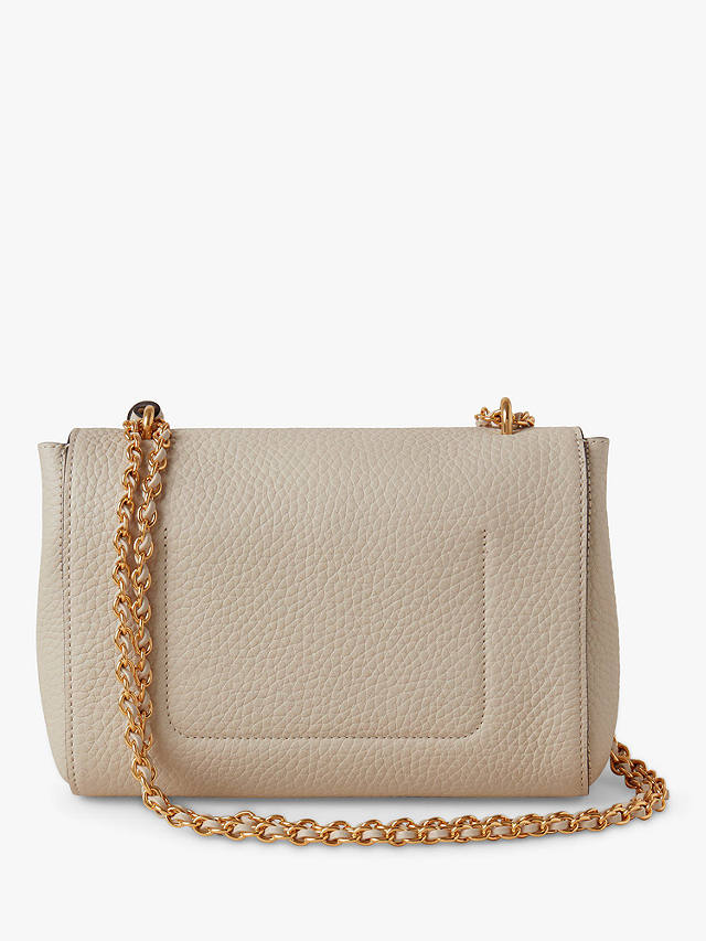 Mulberry Lily Heavy Grain Leather Shoulder Bag, Chalk