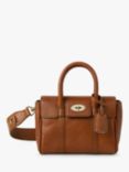 Mulberry Mini Bayswater Natural Vegetable Tanned Leather Tote Bag, Oak