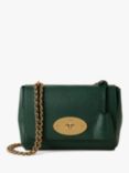 Mulberry Lily Heavy Grain Leather Shoulder Bag, Mulberry Green