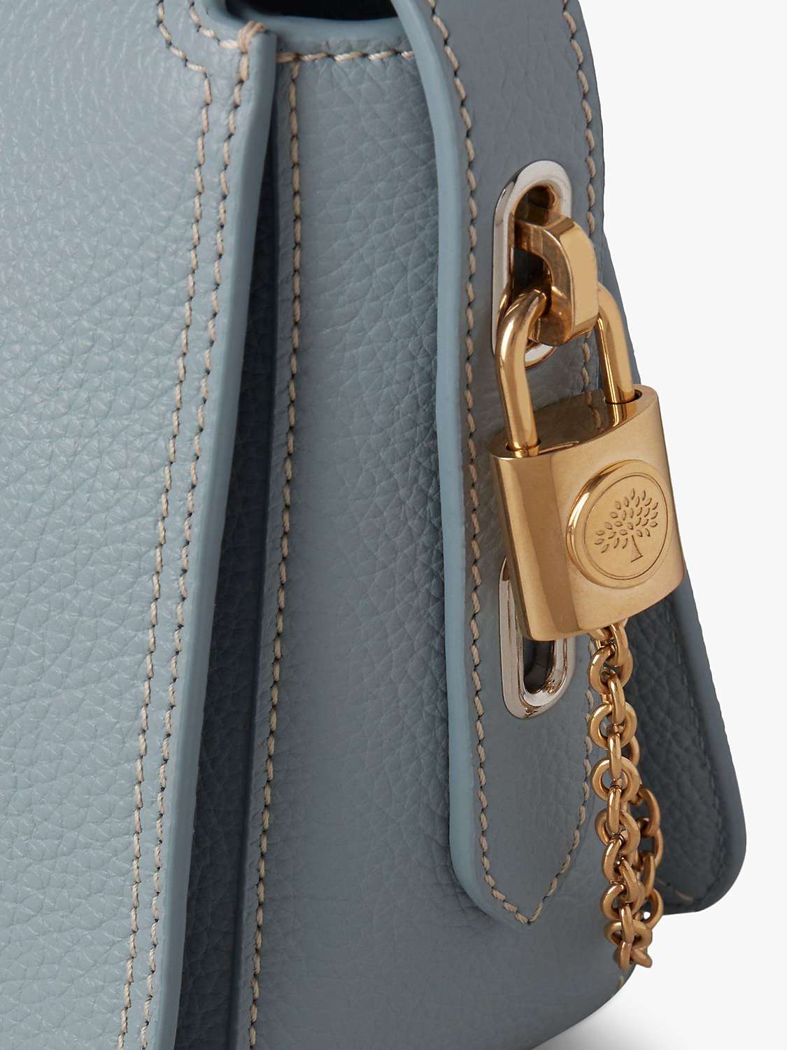Mulberry Billie Small Classic Grain Leather Cross Body Bag, Cloud at ...