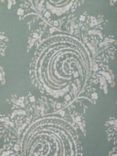 John Lewis & Partners Baxter Swirl Made to Measure Curtains or Roman Blind, Duck Egg