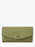 Mulberry Darley Small Classic Grain Leather Wallet, Summer Khaki