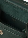 Mulberry Mini Alexa Heavy Grain Leather Cross Body Bag, Mulberry Green