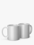 Cricut Blank Mug, Set of 2, White, 340ml