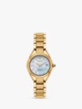 Citizen EW2543-85D Women's Silhouette Crystal Eco-Drive Bracelet Strap Watch, Gold