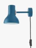 Anglepoise Type 75 Mini Margaret Howell Edition Plug-In Wall Light, Saxon Blue