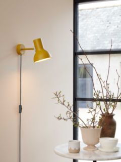 Anglepoise Type 75 Mini Margaret Howell Edition Plug-In Wall Light, Yellow Ochre