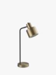 Bay Lighting Giles Desk Lamp, Antique Brass/Black
