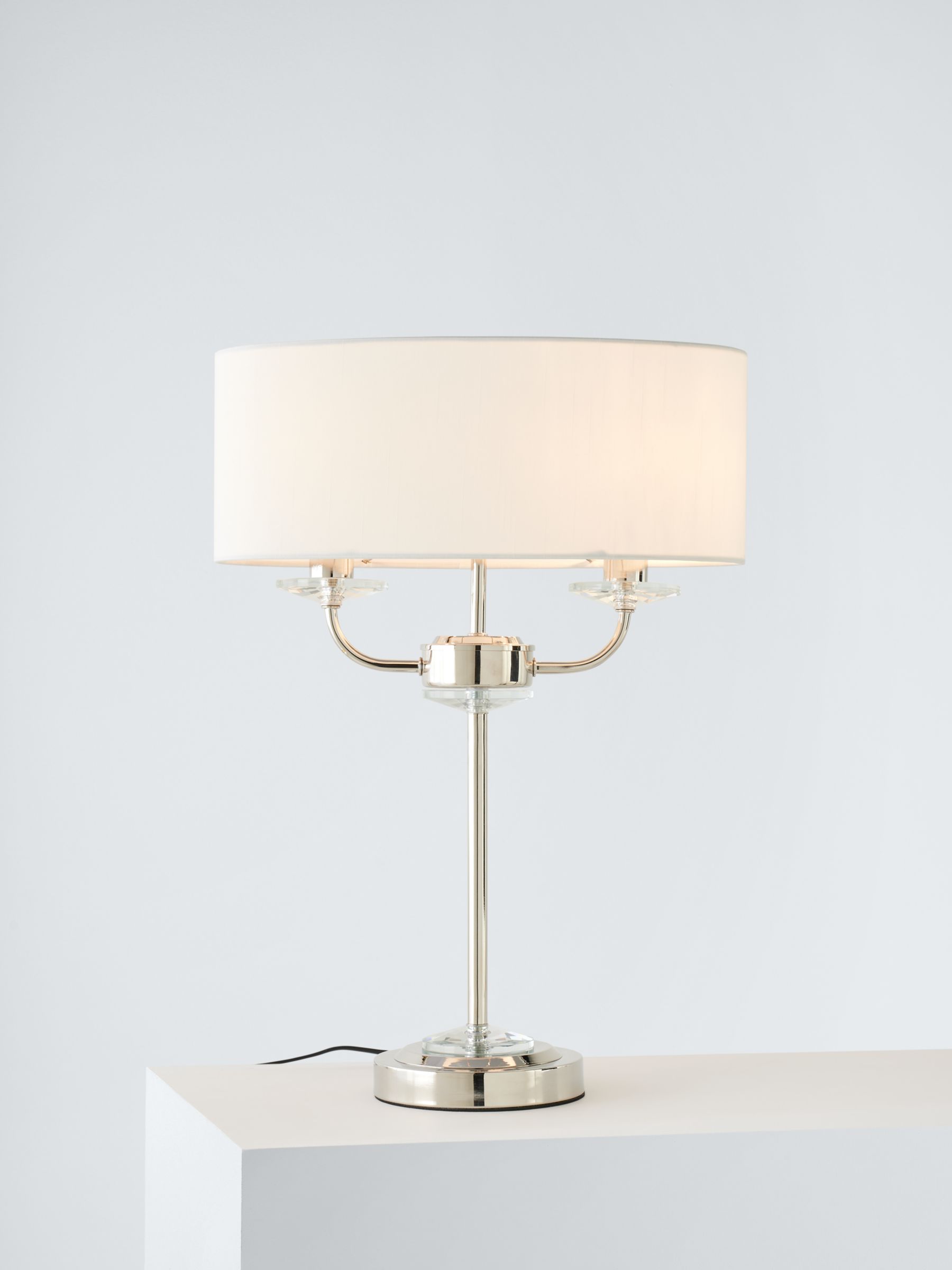 Bay Lighting Hailey Table Lamp, Silver