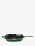 Le Creuset Cast Iron Signature Square Grillit, 26cm, Bamboo