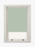 John Lewis Blinds Studio Made to Measure Blackout Roller Blind, Blue Tones, Lichen