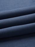 John Lewis Relaxed Linen Plain Fabric, Dark Nordic Blue, Price Band B