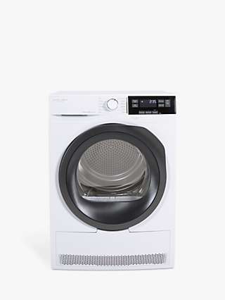 John Lewis & Partners JLTDH17 Heat Pump Tumble Dryer, 8kg Load, White
