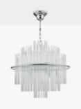 Där Lukas Glass Ceiling Light, Polished Chrome