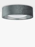 Där Nysa Velvet Flush Ceiling Light, Medium