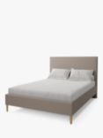 Koti Home Dee Upholstered Bed Frame, King Size, Luxe Velvet Mink