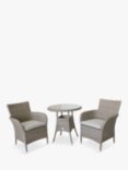 LG Outdoor Monaco 2-Seat Round Garden Bistro Table & Chairs Set