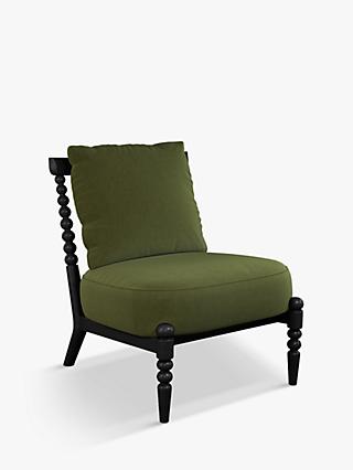 Bobbin Range, John Lewis & Partners Petite Bobbin Chair, Dark Leg, Stax Pistachio
