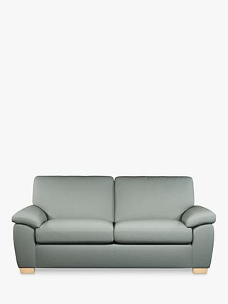 Camden Range, John Lewis & Partners Camden Large 3 Seater Sofa, Light Leg, Opal Seagrass