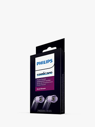 Philips Sonicare HX3062/00 Power Flosser Quad Stream Nozzle, Pack of 2 5