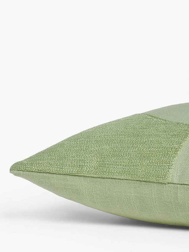 John Lewis Segment Cushion, Myrtle Green