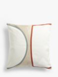 John Lewis Outline Cushion, Putty