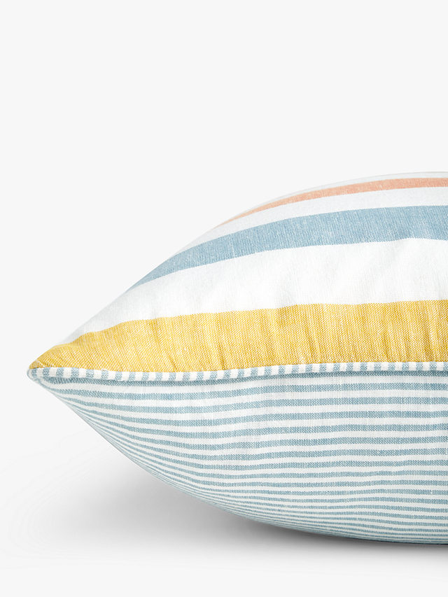 John Lewis ANYDAY Reverse Stripe Cushion, Multi