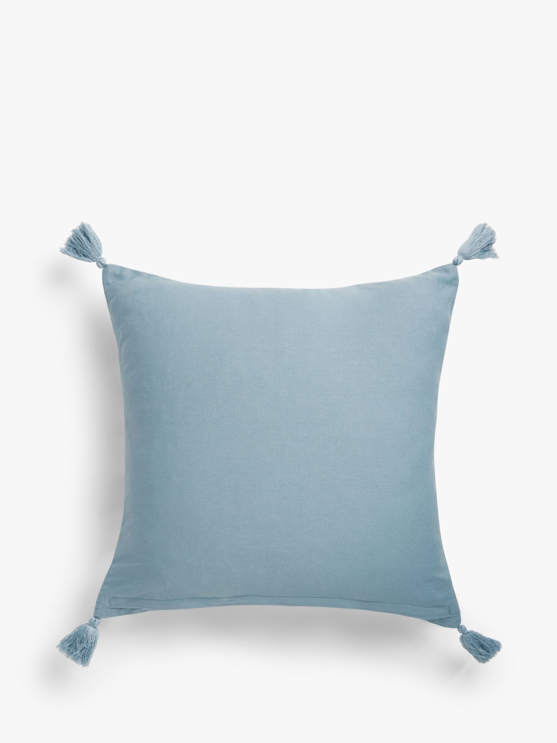 John Lewis ANYDAY Flourish Cushion, Blue