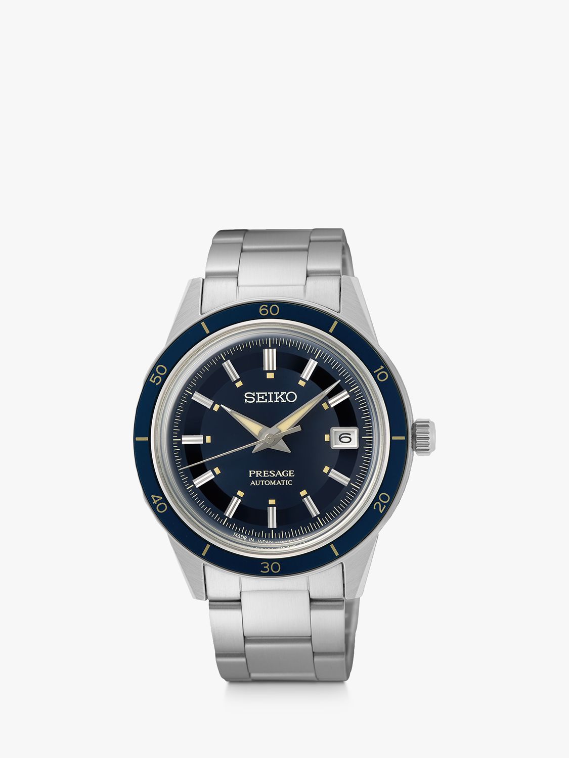 Seiko SRPG05J1 Unisex Presage Automatic Date Bracelet Strap Watch ...