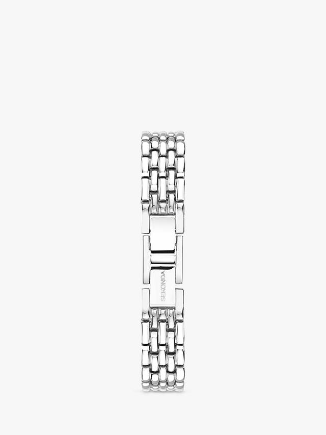 Sekonda Women's Octagonal Bracelet Strap Watch, Silver/White 40143.27