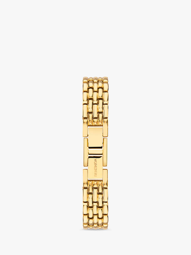 Sekonda Women's Octagonal Bracelet Strap Watch, Gold/White 40144.27 