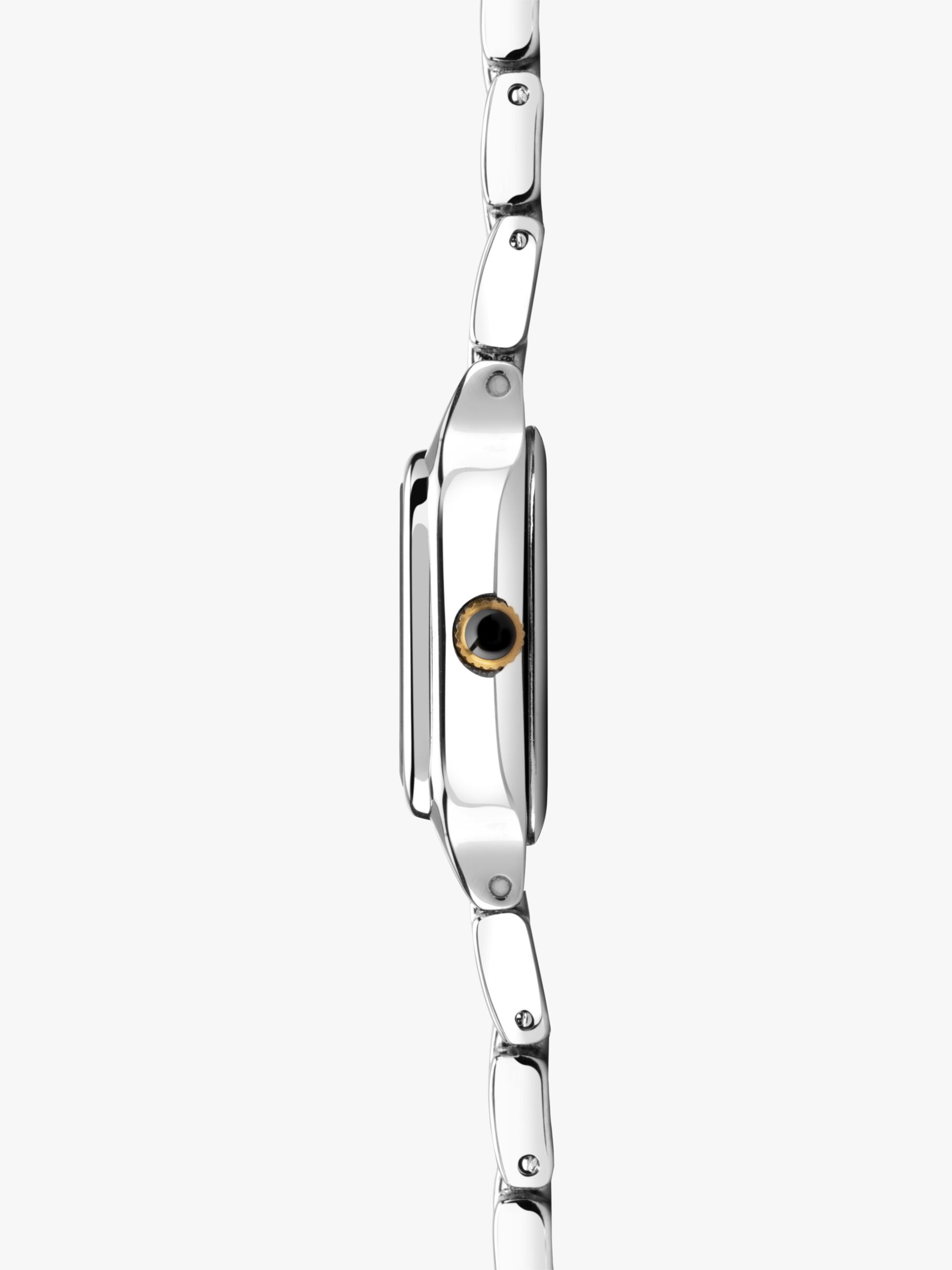 Octagonal Shaped Metal Bracelet Watch Gold