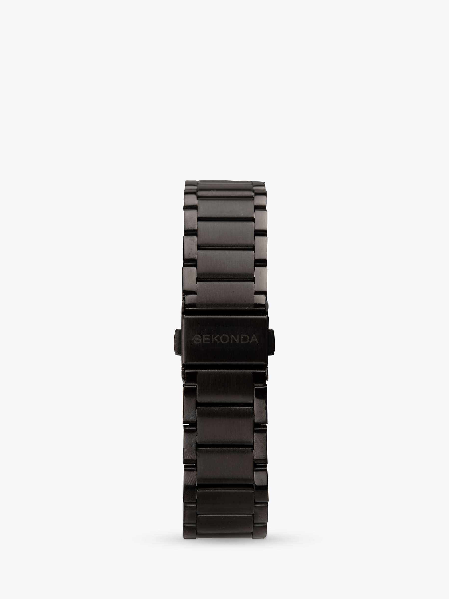 Buy Sekonda Men's Date Bracelet Strap Watch, Gunmetal Grey/Black 1934.27 Online at johnlewis.com