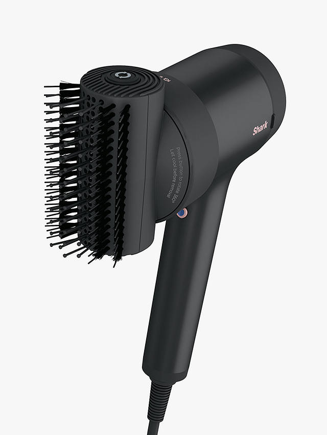 Shark Style IQ Hair Dryer Styling Brush Attachment, Black at John Lewis &  Partners