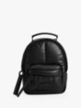 CHARLES & KEITH Lin Faux Leather Mini Backpack, Matte Black
