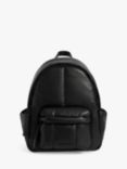 CHARLES & KEITH Lin Faux Leather Backpack, Matte Black