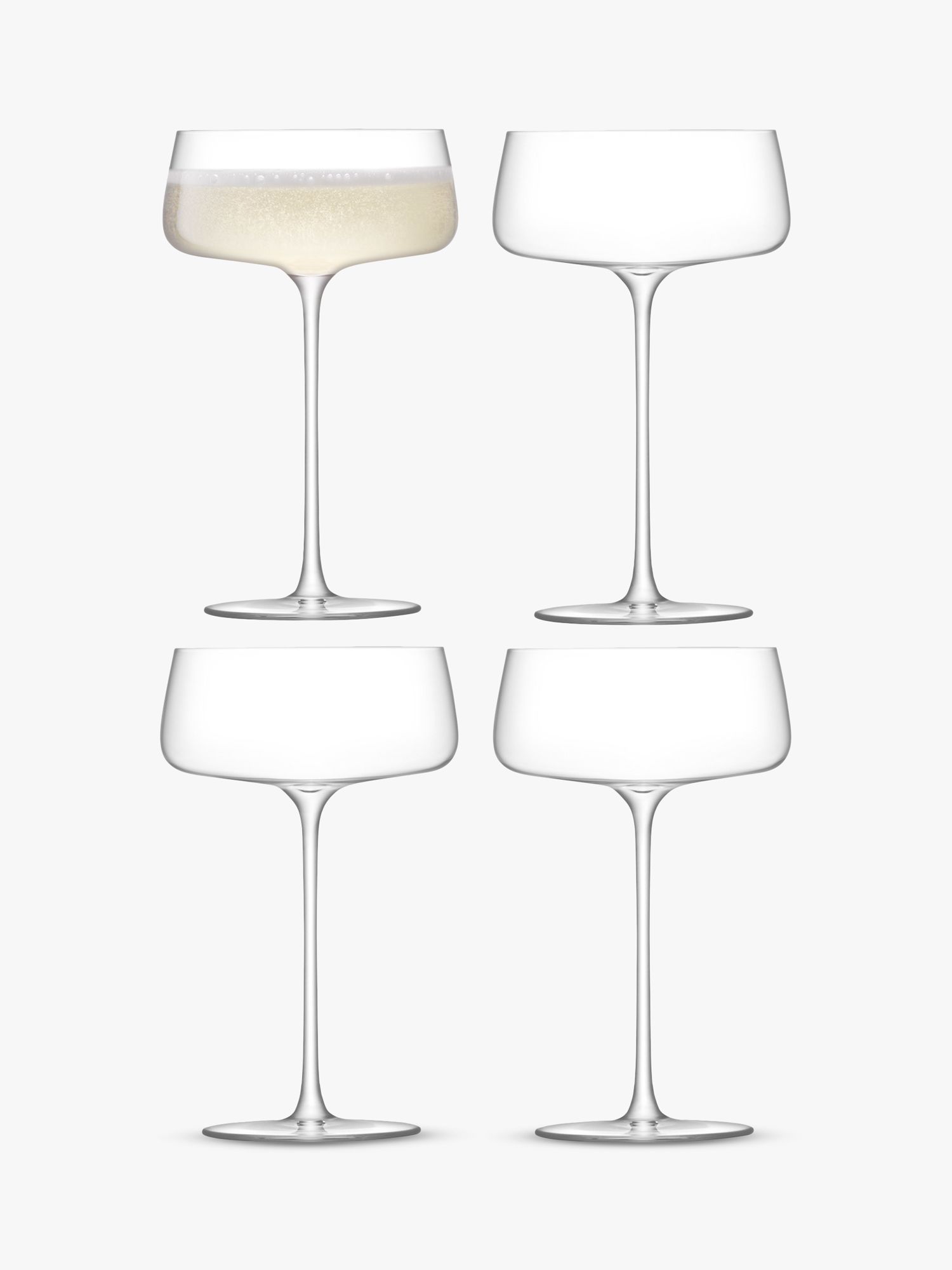 LSA International - Metropolitan Champagne Flute - Set of 4