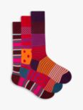 Paul Smith Spots and Stripes Socks, One Size, Pack of 3, Multi