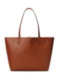 Lauren Ralph Lauren Reversible Tote Bag, Lauren Tan/Orange