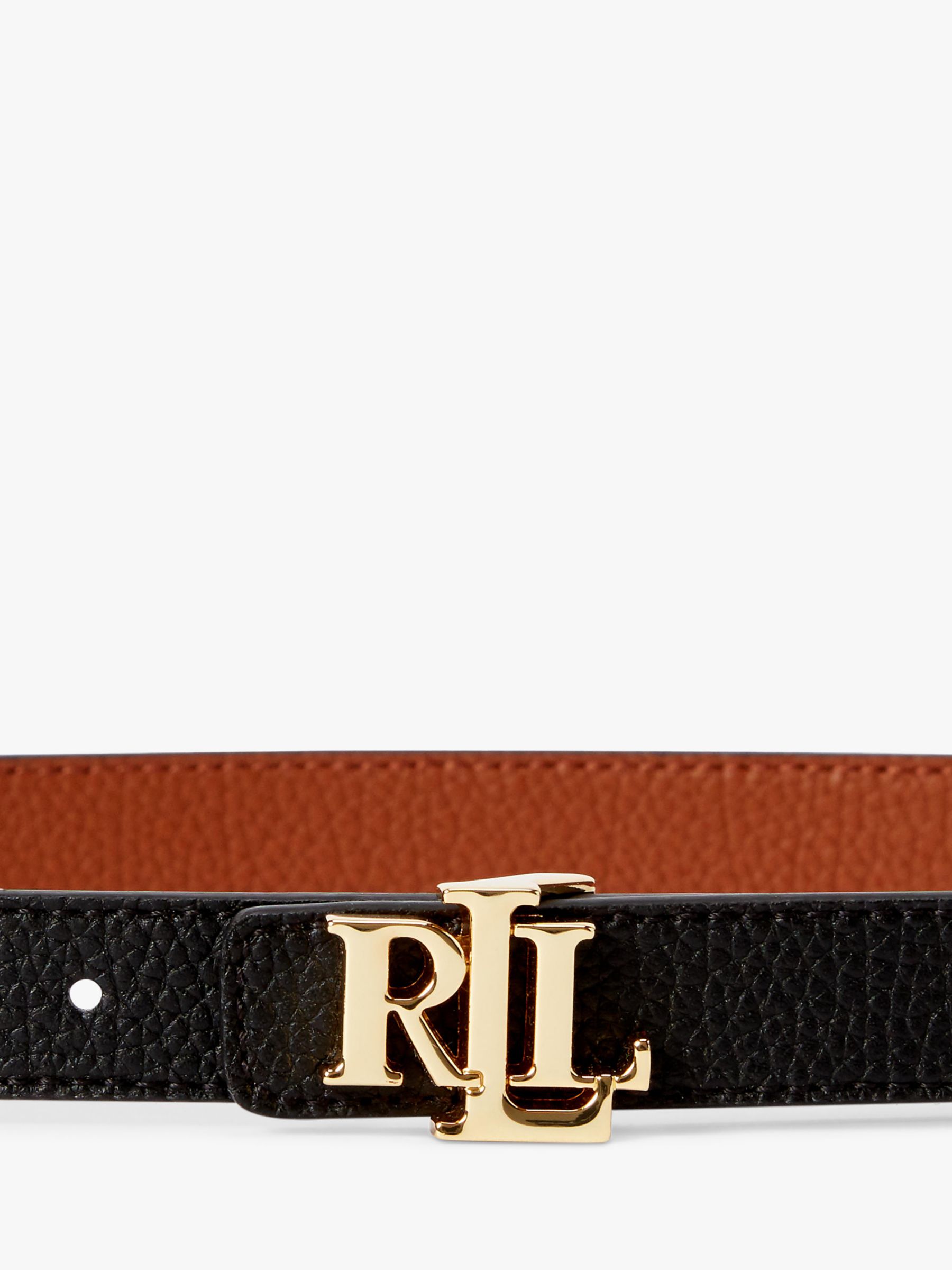 Lauren Ralph Lauren Reversible Leather Belt at John Lewis & Partners