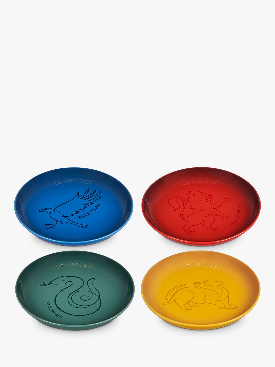 Williams Sonoma Le Creuset HARRY POTTER™ HOGWARTS™ Dessert Plates, Set of 4