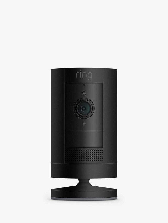 Ring Stick Up Cam Smart Security Camera with Built-in Wi-Fi, Battery  Powered, Black